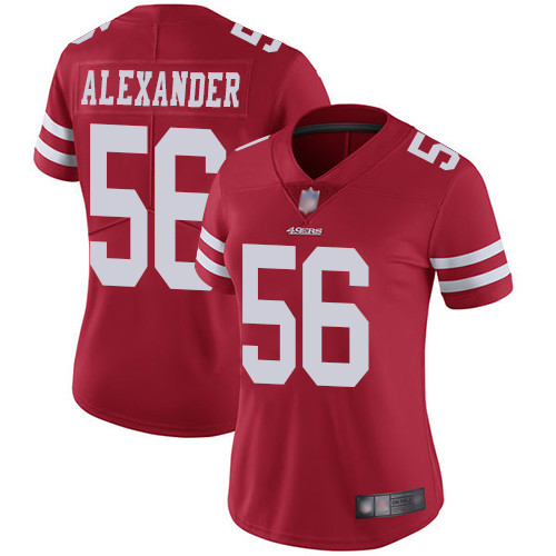 San Francisco 49ers Limited Red Women Kwon Alexander Home NFL Jersey #56 Vapor Untouchable->youth nfl jersey->Youth Jersey